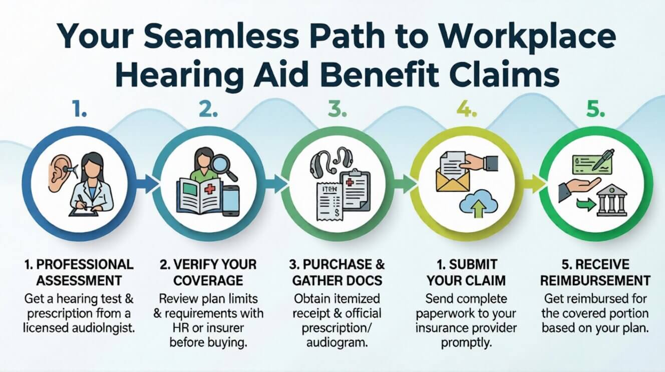 what workplace benefits for hearing aids covers