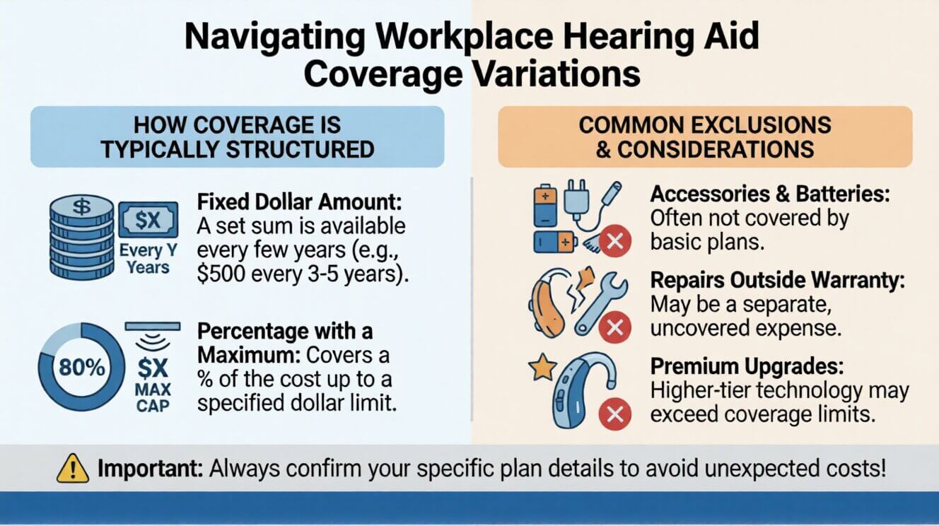 workplace benefits for hearing aids claiming process