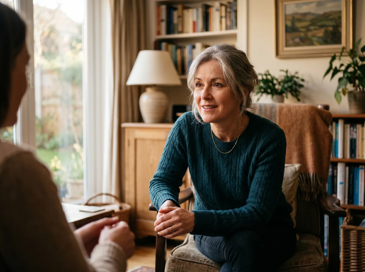 Woman cupping her ear, Vaughan audiology tinnitus hearing assessment