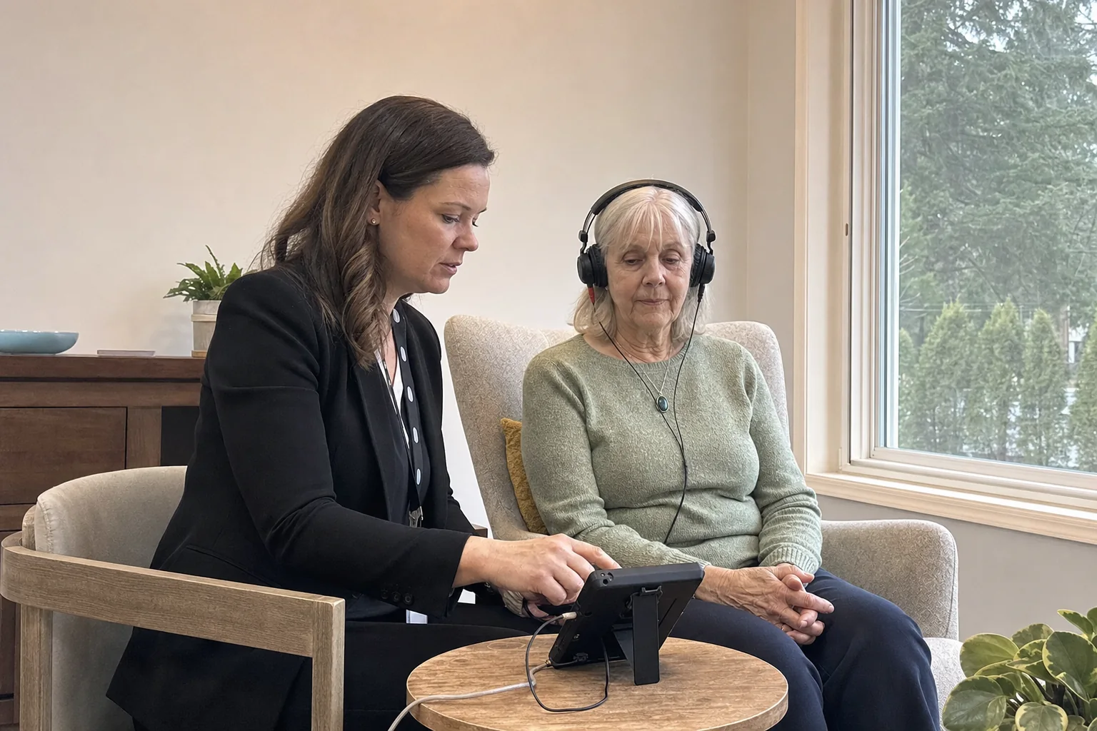 Mobile hearing test provided in a Newmarket home
